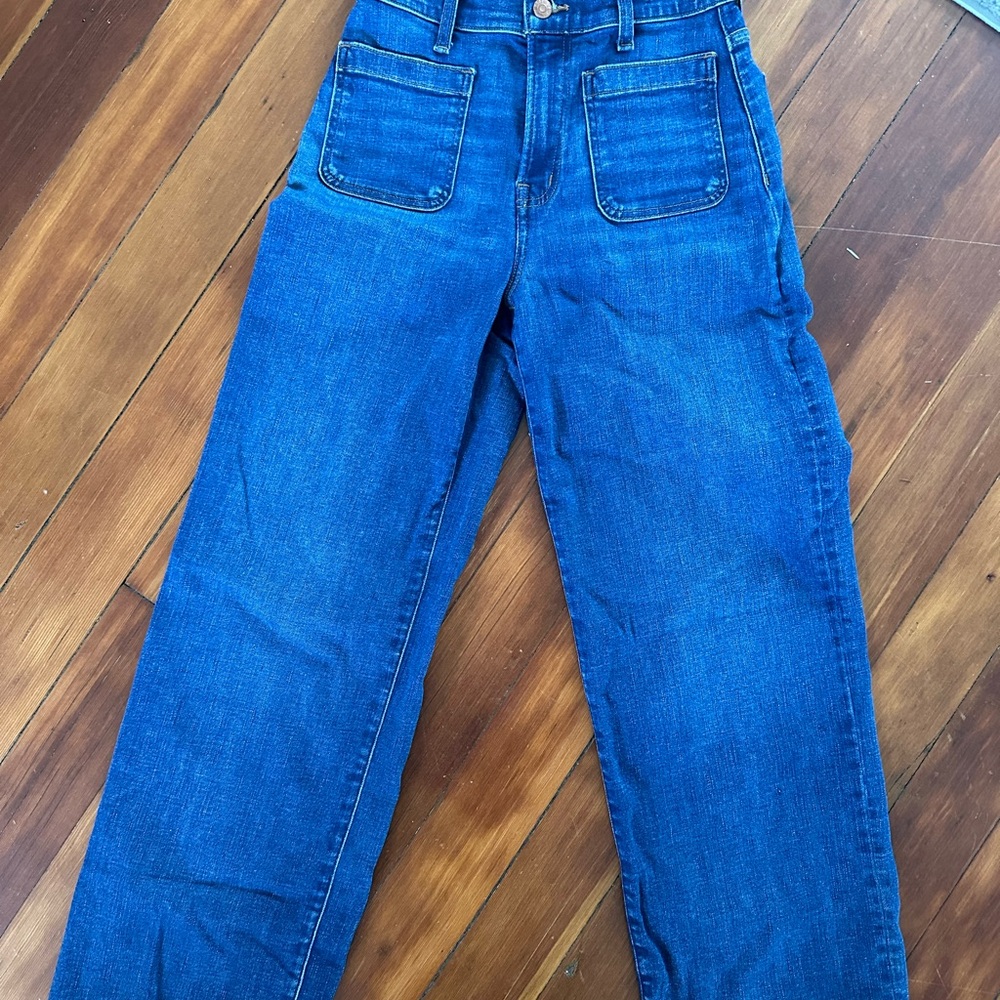 Madewell Wide Leg Jean: Patch Pocket Edition size 26